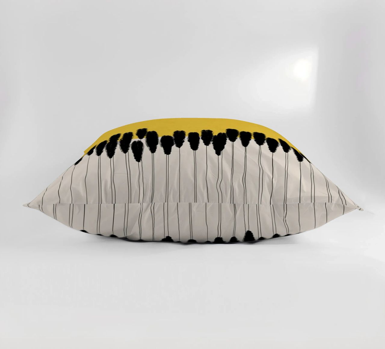 Cats & Dotz - Abstract Ears decorative cushion by The Artcircle