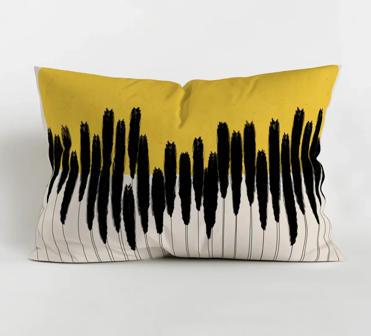 Gatti e puntini - Orecchie astratte cuscino da The Artcircle