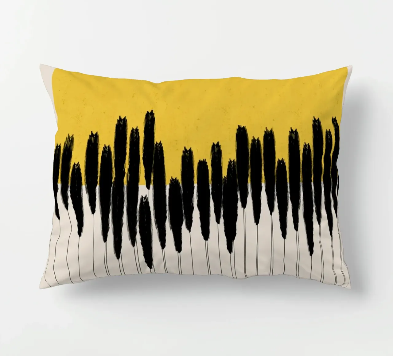 Gatti e puntini - Orecchie astratte cuscino da The Artcircle