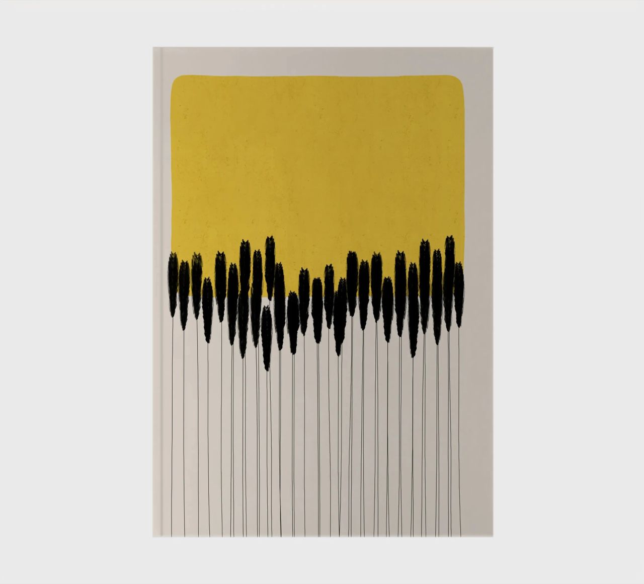 Cats & Dotz - Abstract Ears notebook by The Artcircle
