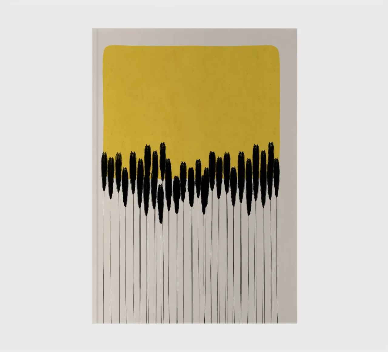 Katten & Dotz - Abstracte oren notitieboek van The Artcircle