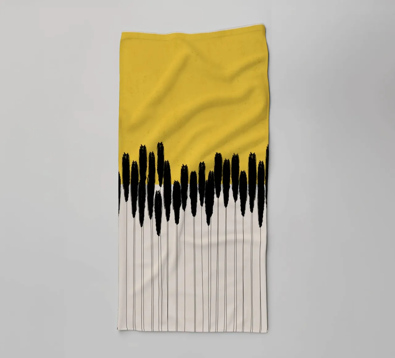 Cats & Dotz - Abstrakte Ohren Handtuch von The Artcircle