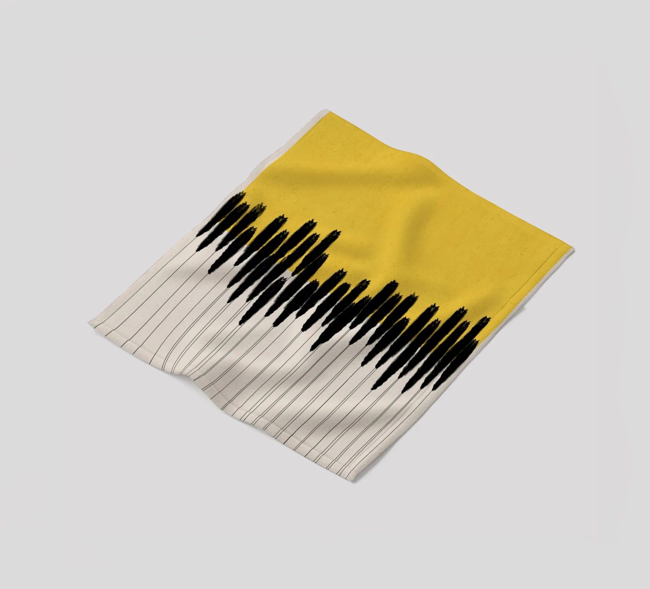 Cats & Dotz - Abstract Ears fleece blanket by The Artcircle