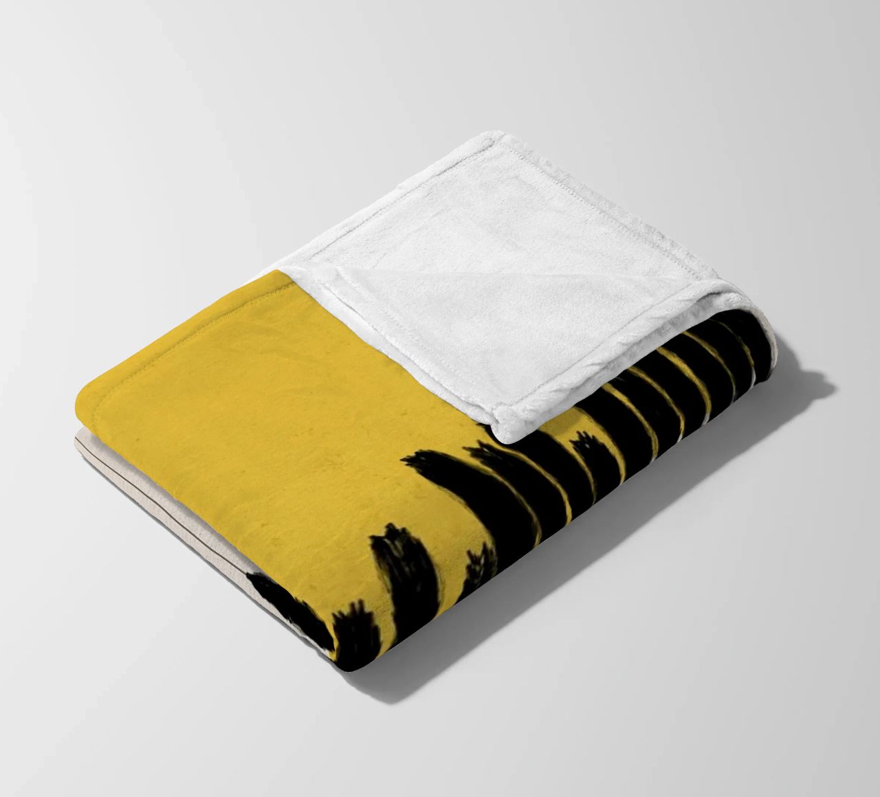 Cats & Dotz - Abstract Ears fleece blanket by The Artcircle