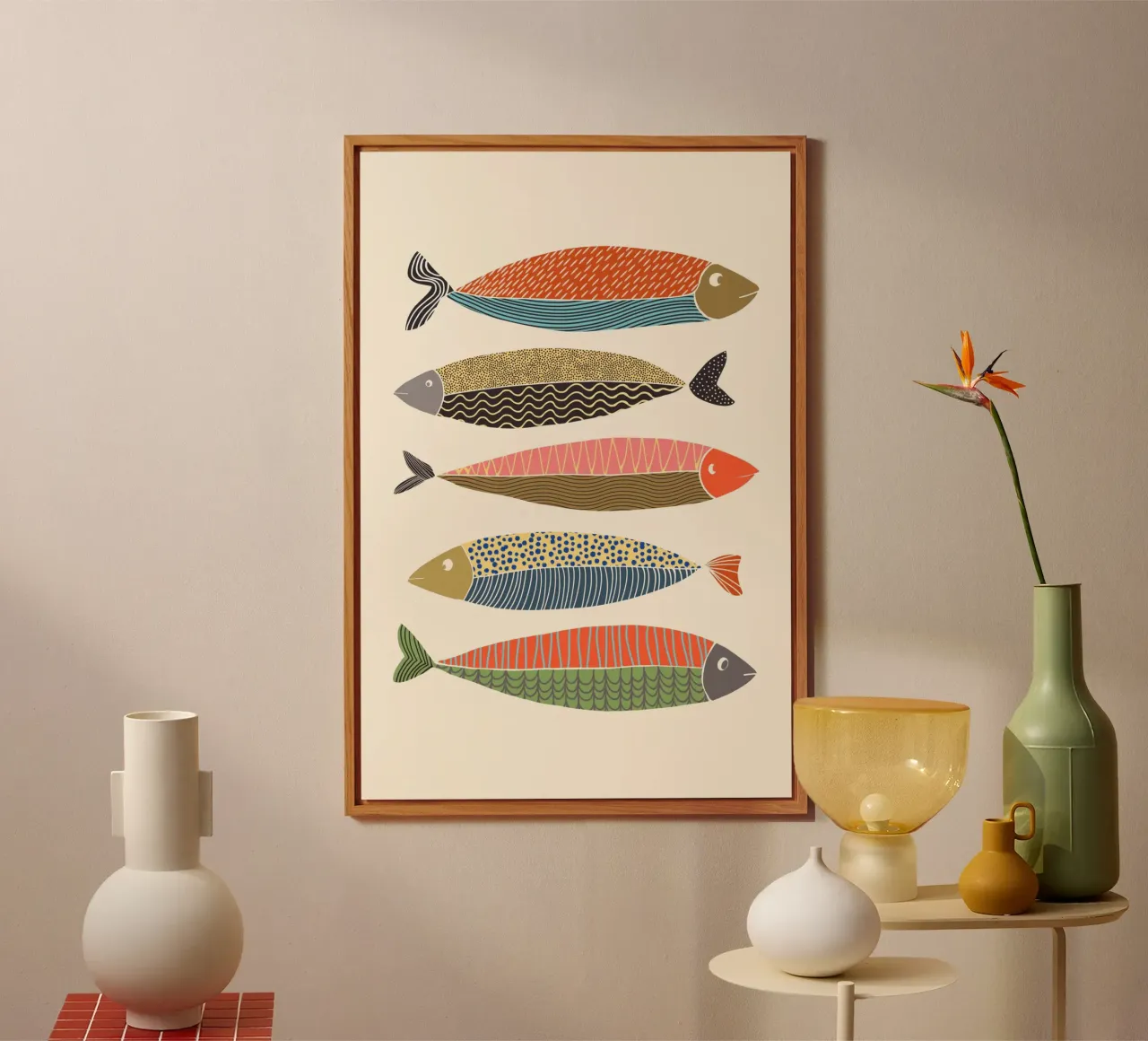 Gatti e puntini - Pesce alluminio dibond da The Artcircle