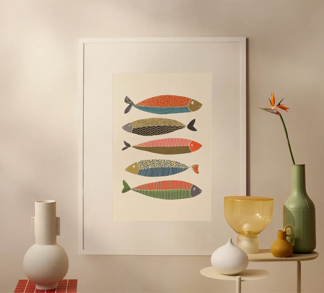 Cats & Dotz - Fish hahnemühle by The Artcircle