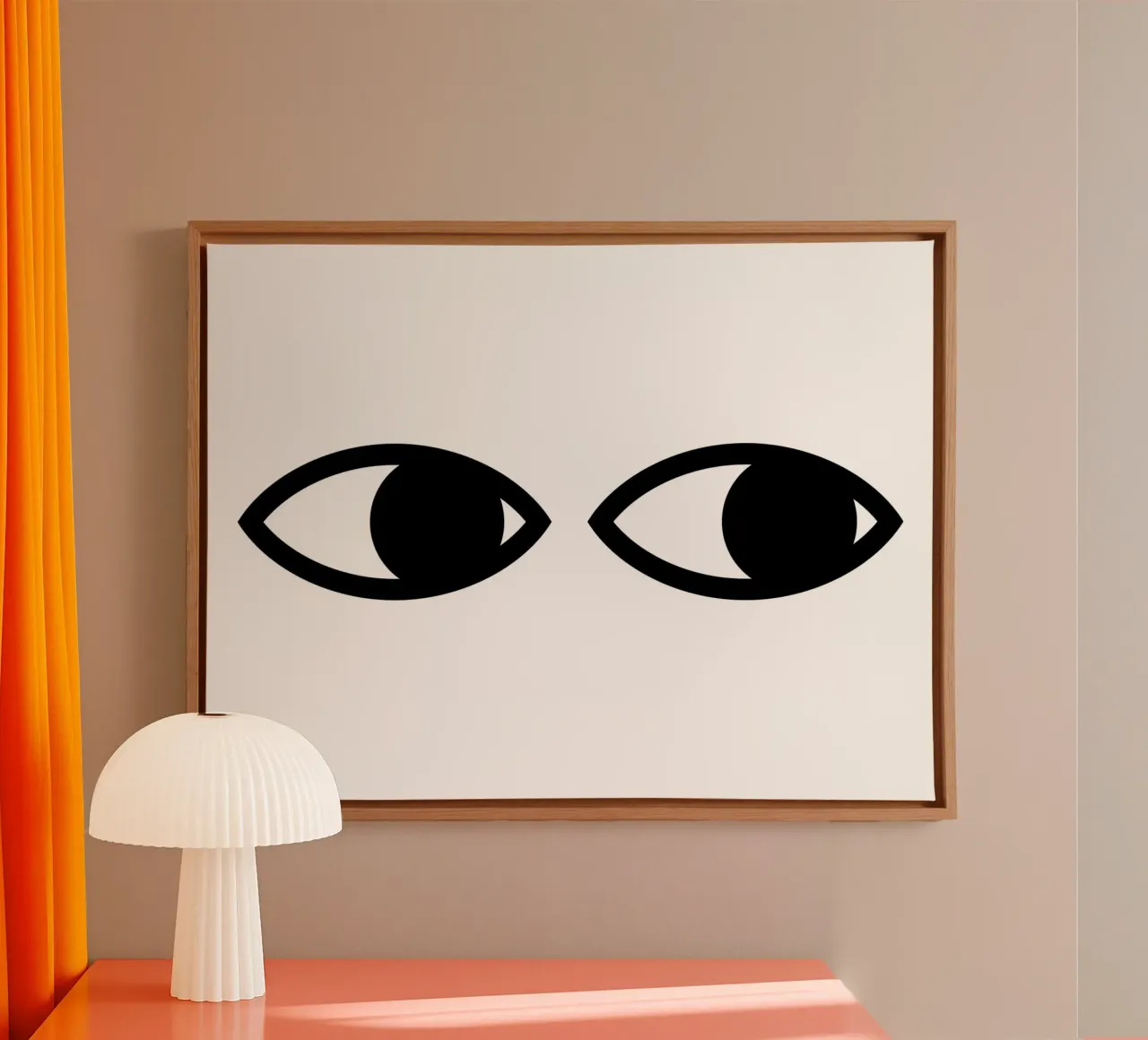 Bombastische zijogen canvas met Baklijst van Paigaam Studio