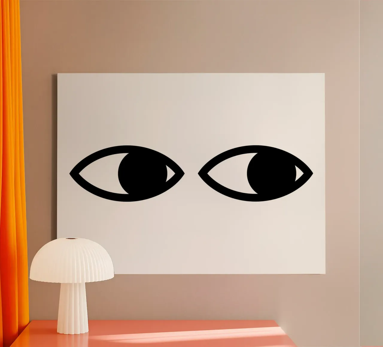 Bombastische zijogen canvas met Baklijst van Paigaam Studio