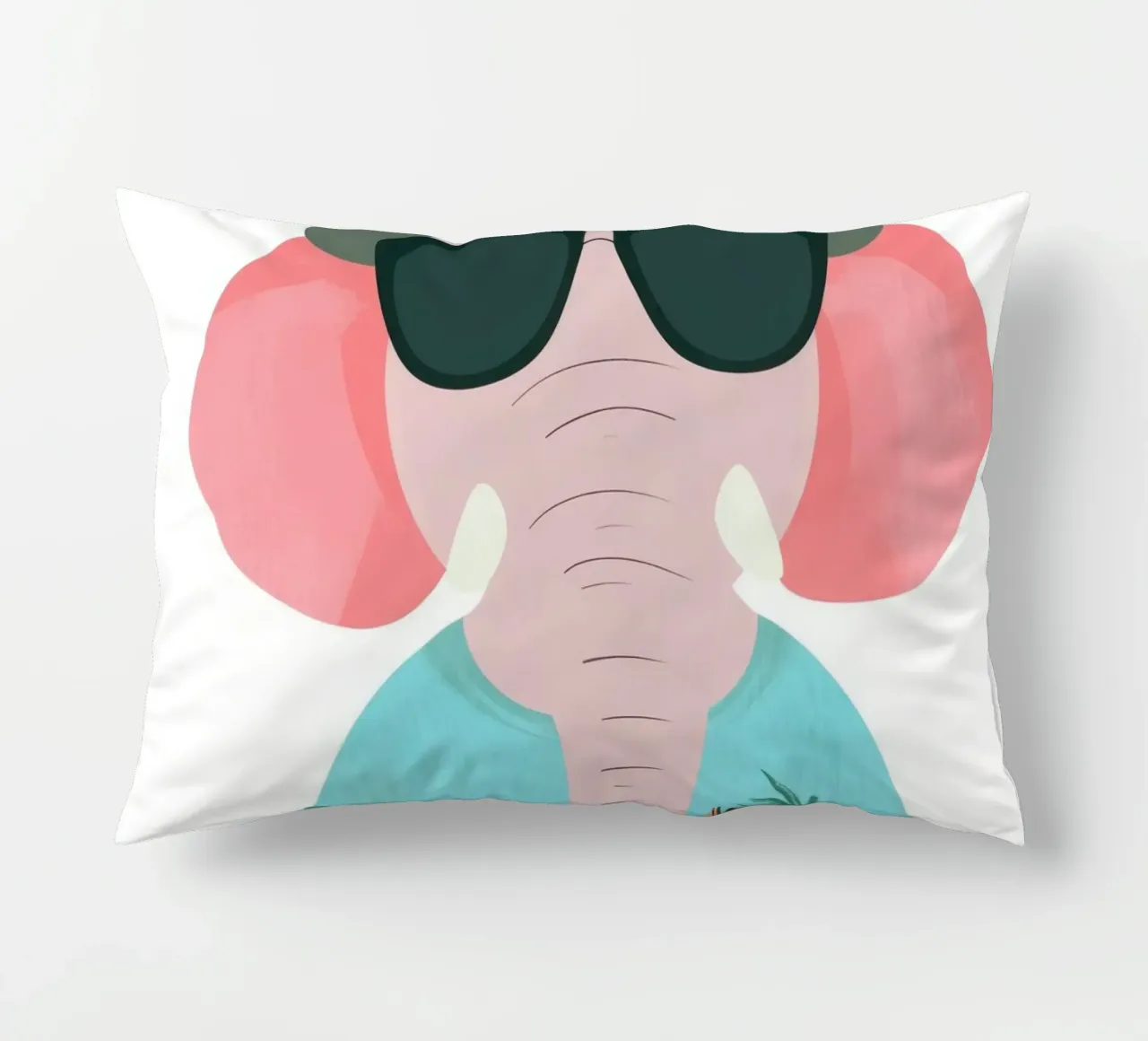 Elefante tropicale cuscino da So Cute Land - Affiches et posters