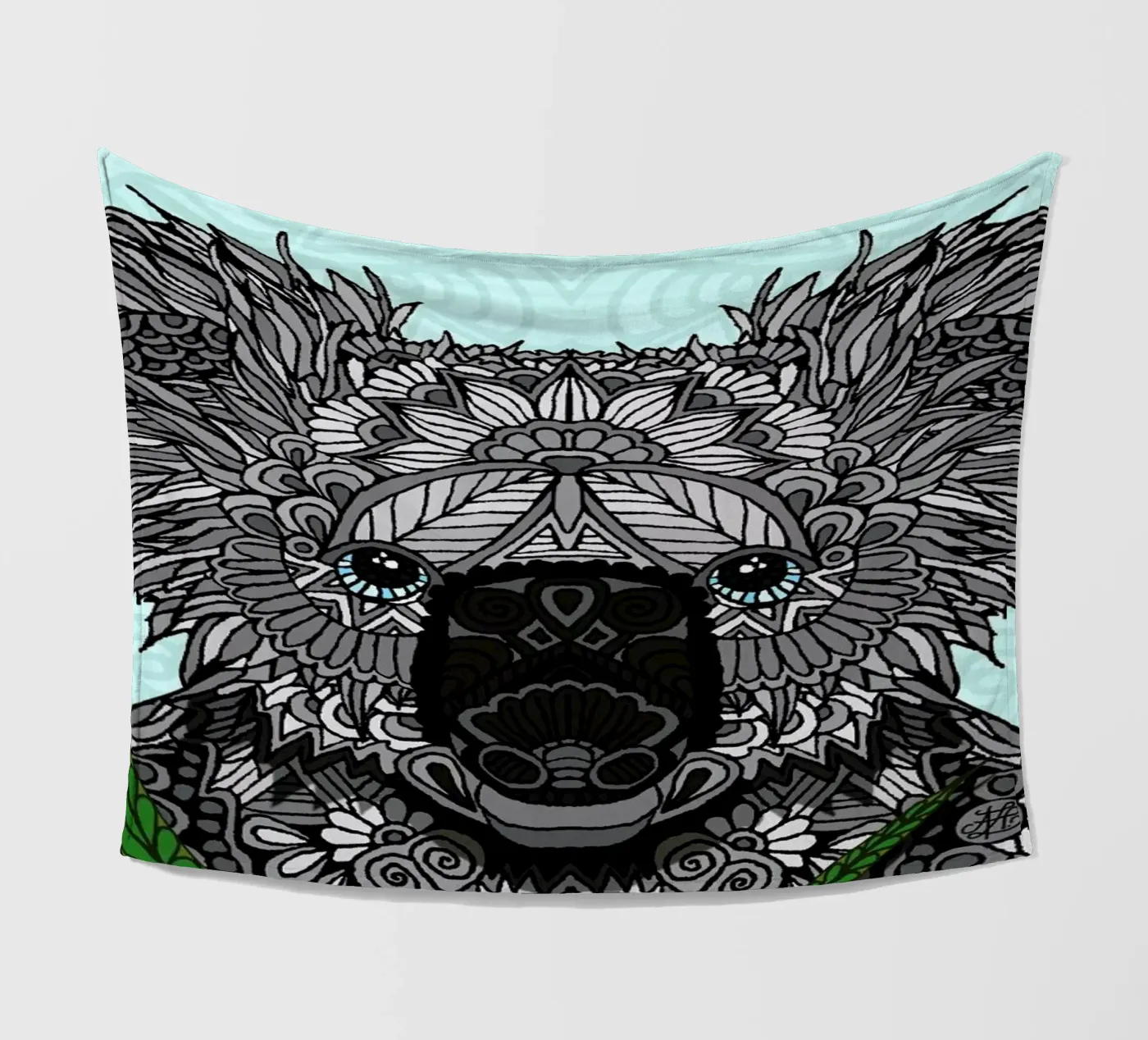 Koala Fleecedecke von Angelika Parker