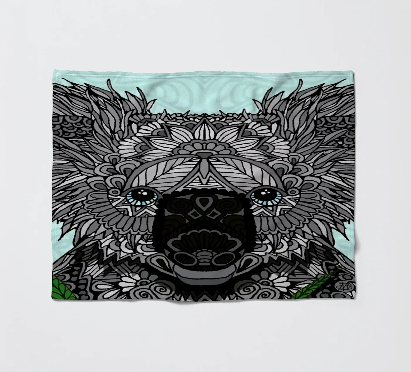 Koala Fleecedecke von Angelika Parker