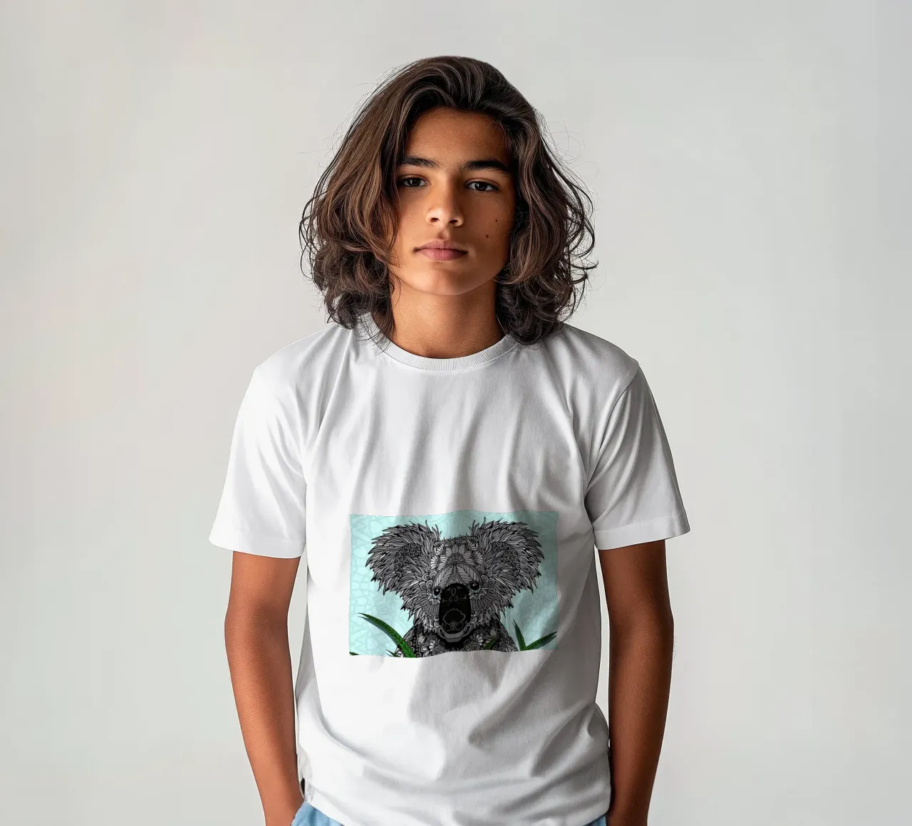 Koala t-shirt bambini da Angelika Parker
