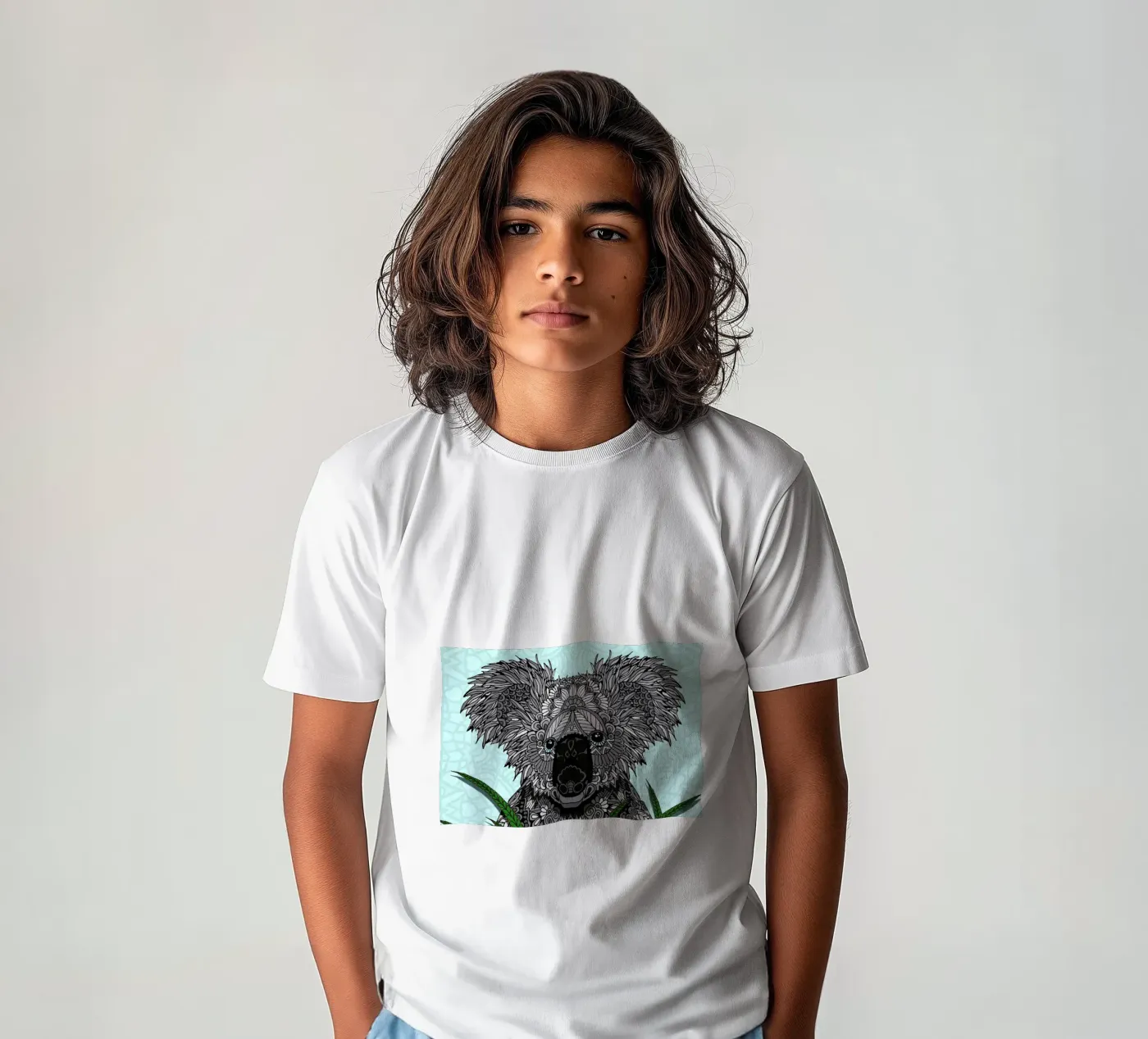 Koala t-shirt bambini da Angelika Parker