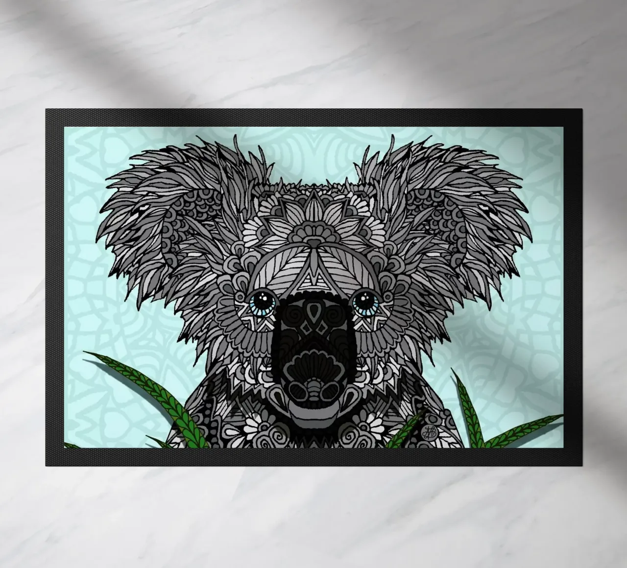 Koala doormat by Angelika Parker