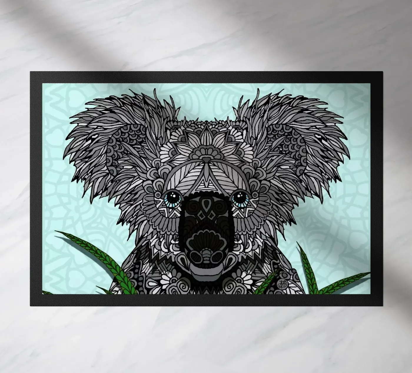Koala doormat by Angelika Parker