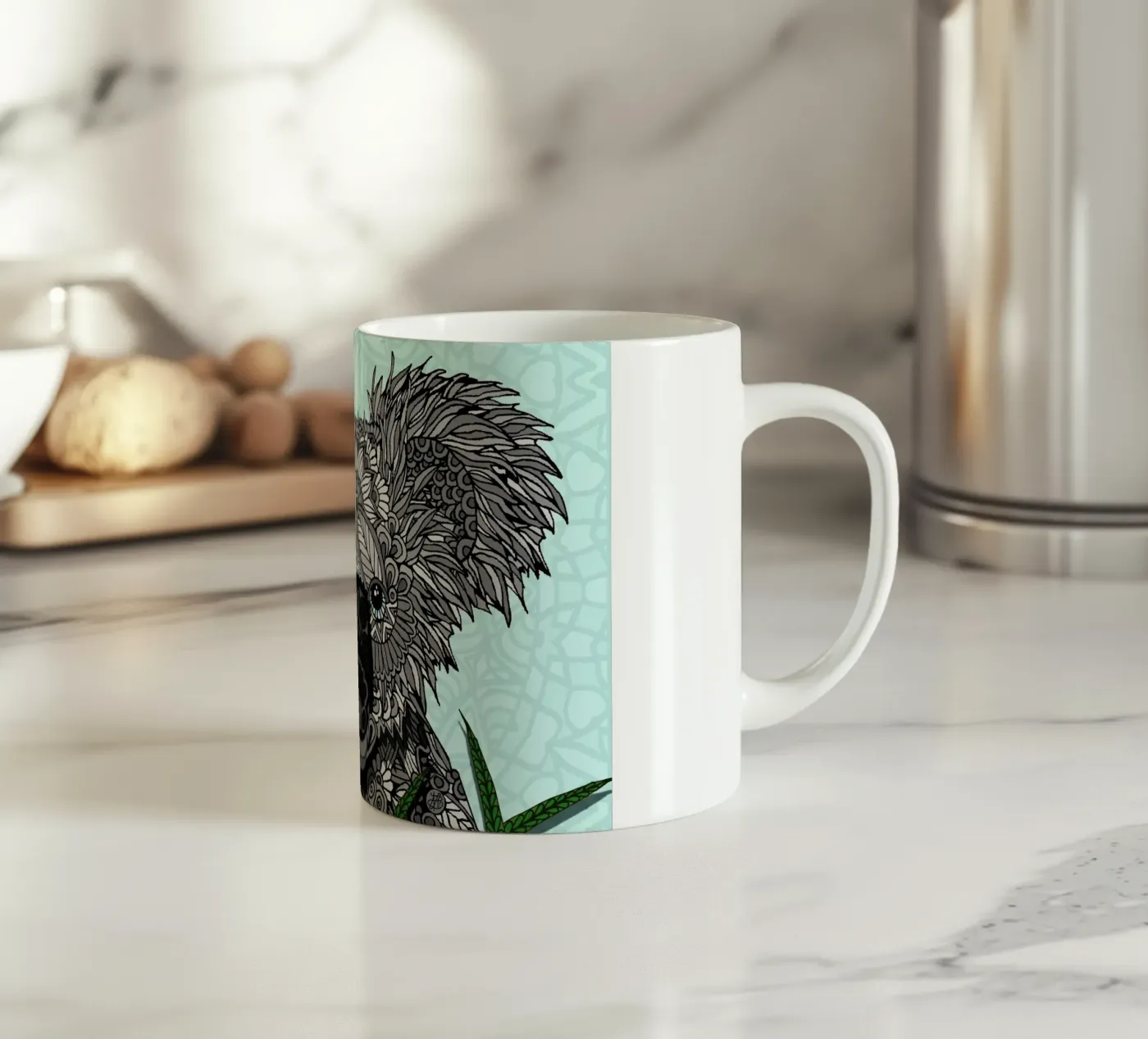 Koala ceramic mug by Angelika Parker
