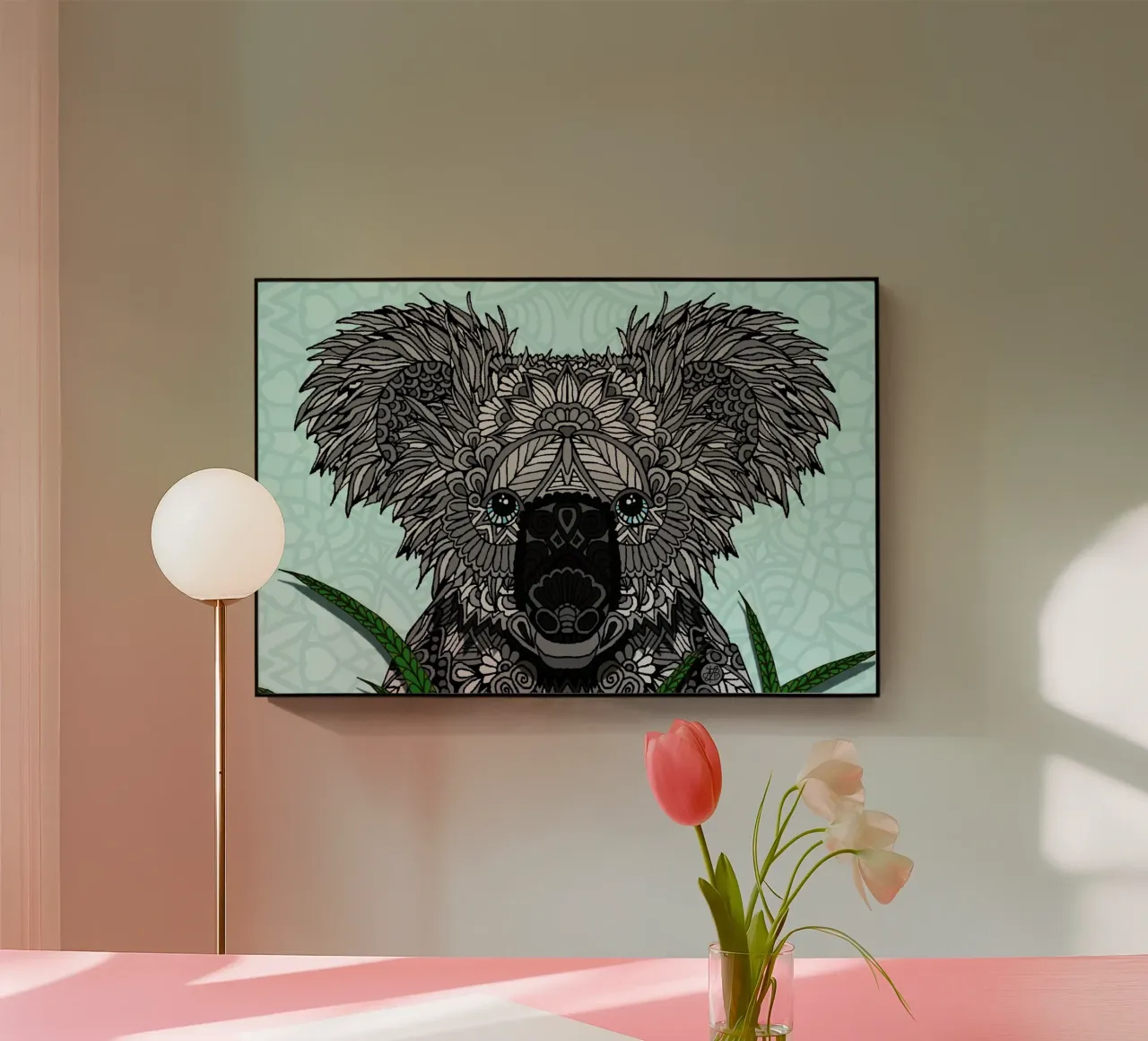 Koala plexiglass da Angelika Parker