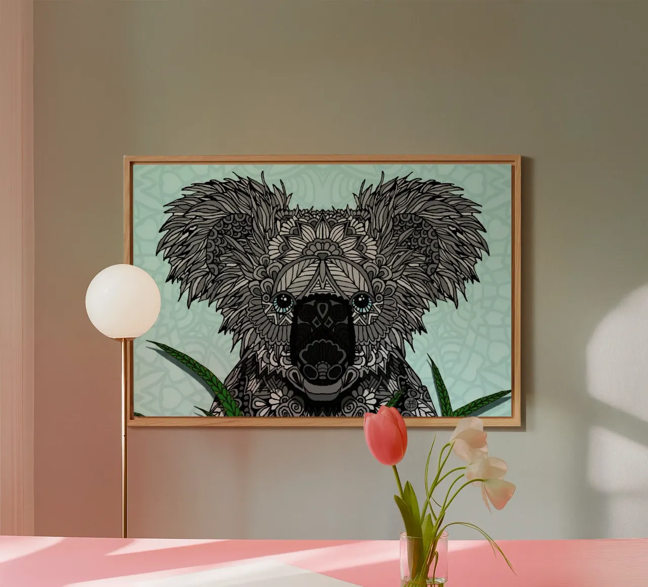 Koala alluminio dibond da Angelika Parker