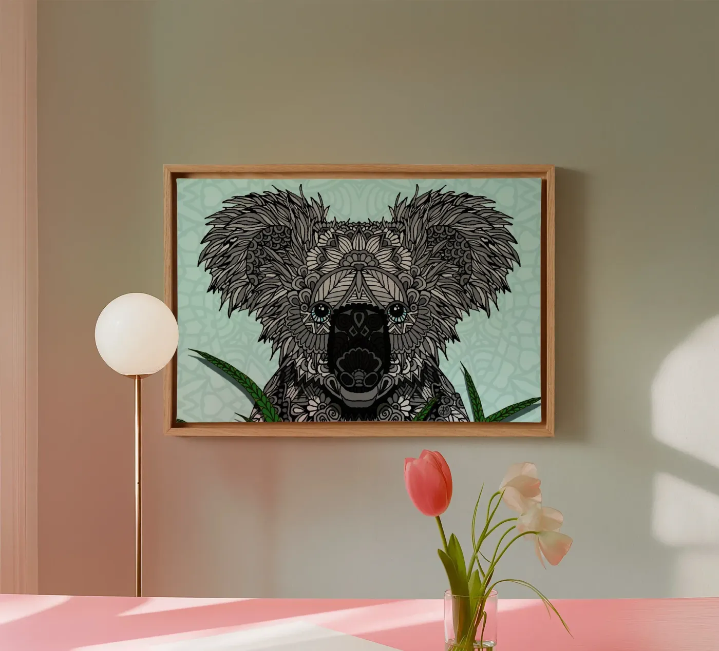 Koala canvas by Angelika Parker