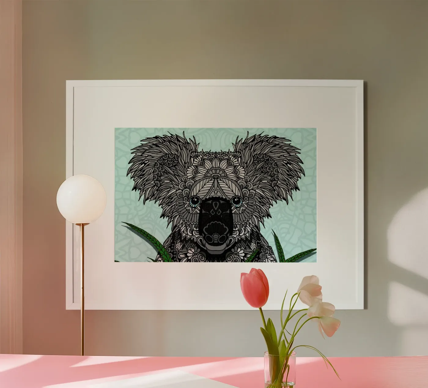 Koala poster van Angelika Parker