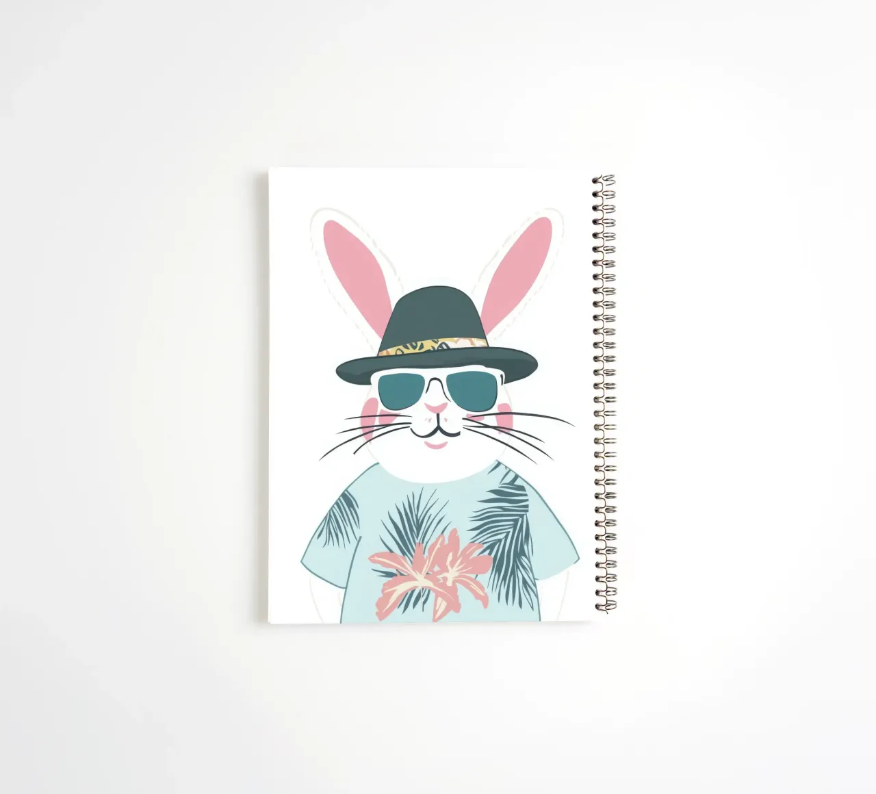 Tropisches Kaninchen Ringbuch von So Cute Land - Affiches et posters