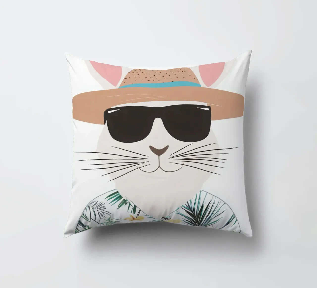 Coniglietto tropicale cuscino da So Cute Land - Affiches et posters
