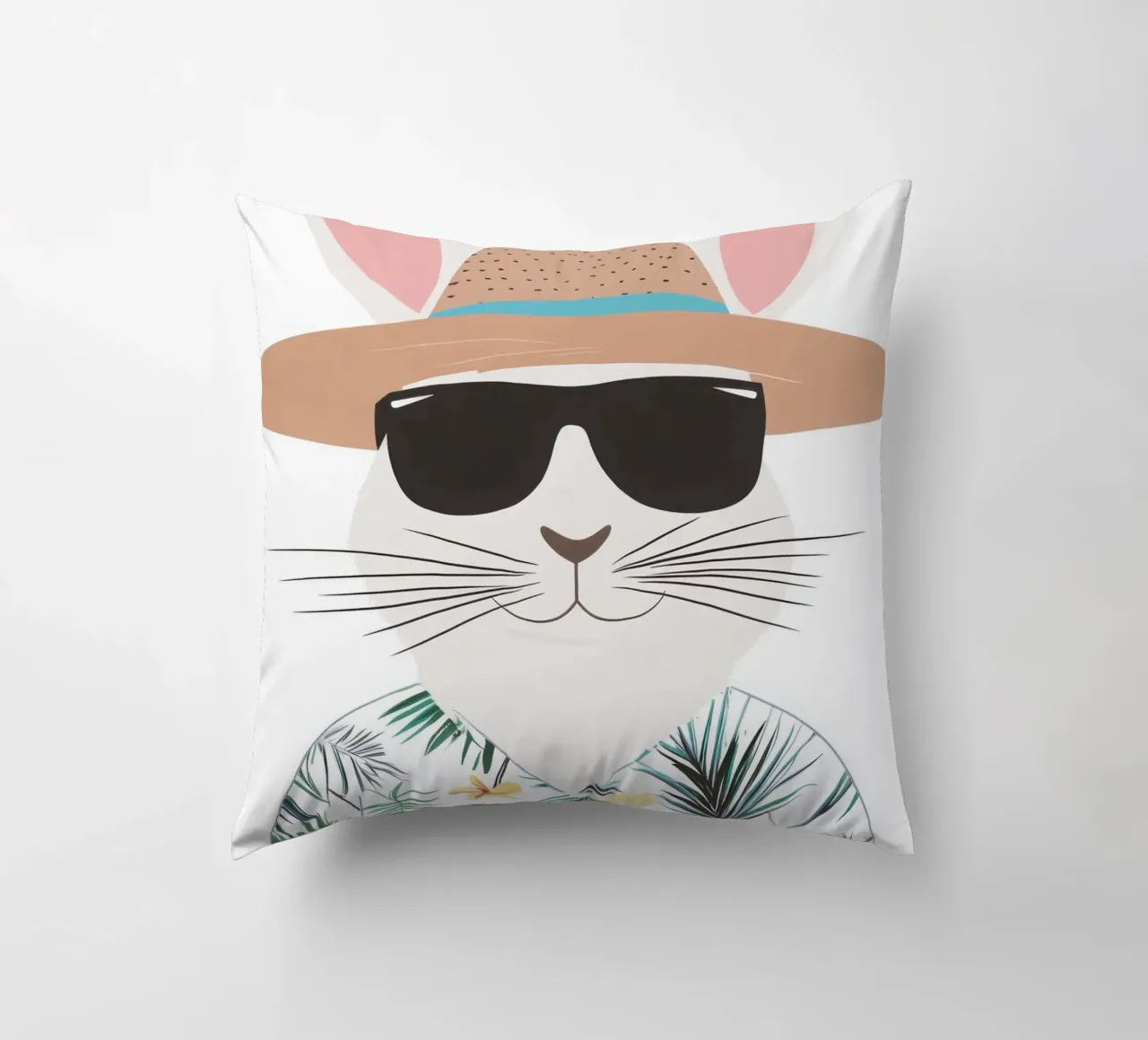 Coniglietto tropicale cuscino da So Cute Land - Affiches et posters