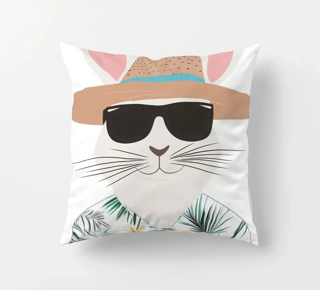 Coniglietto tropicale cuscino da So Cute Land - Affiches et posters