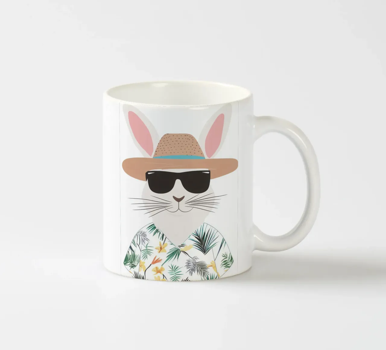 Coniglietto tropicale tazza in ceramica da So Cute Land - Affiches et posters