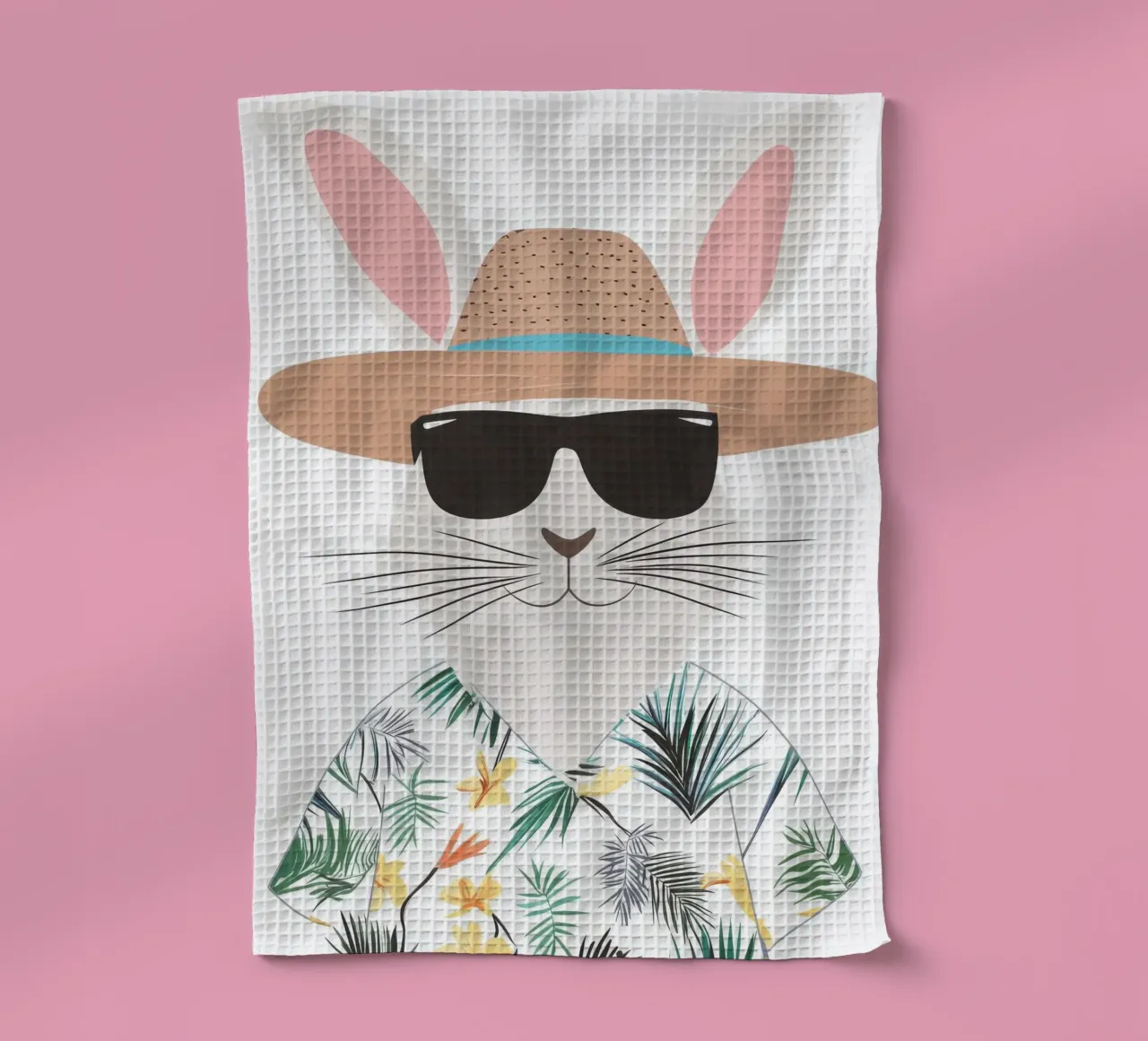 Coniglietto tropicale canovaccio da cucina da So Cute Land - Affiches et posters