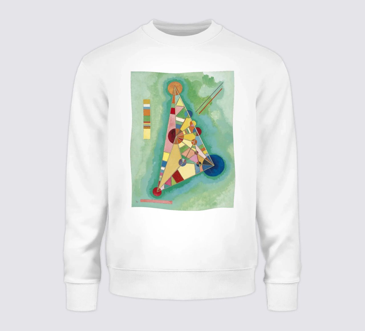 Kandinsky - Variegatura nel triangolo felpa da ARTOTHEK