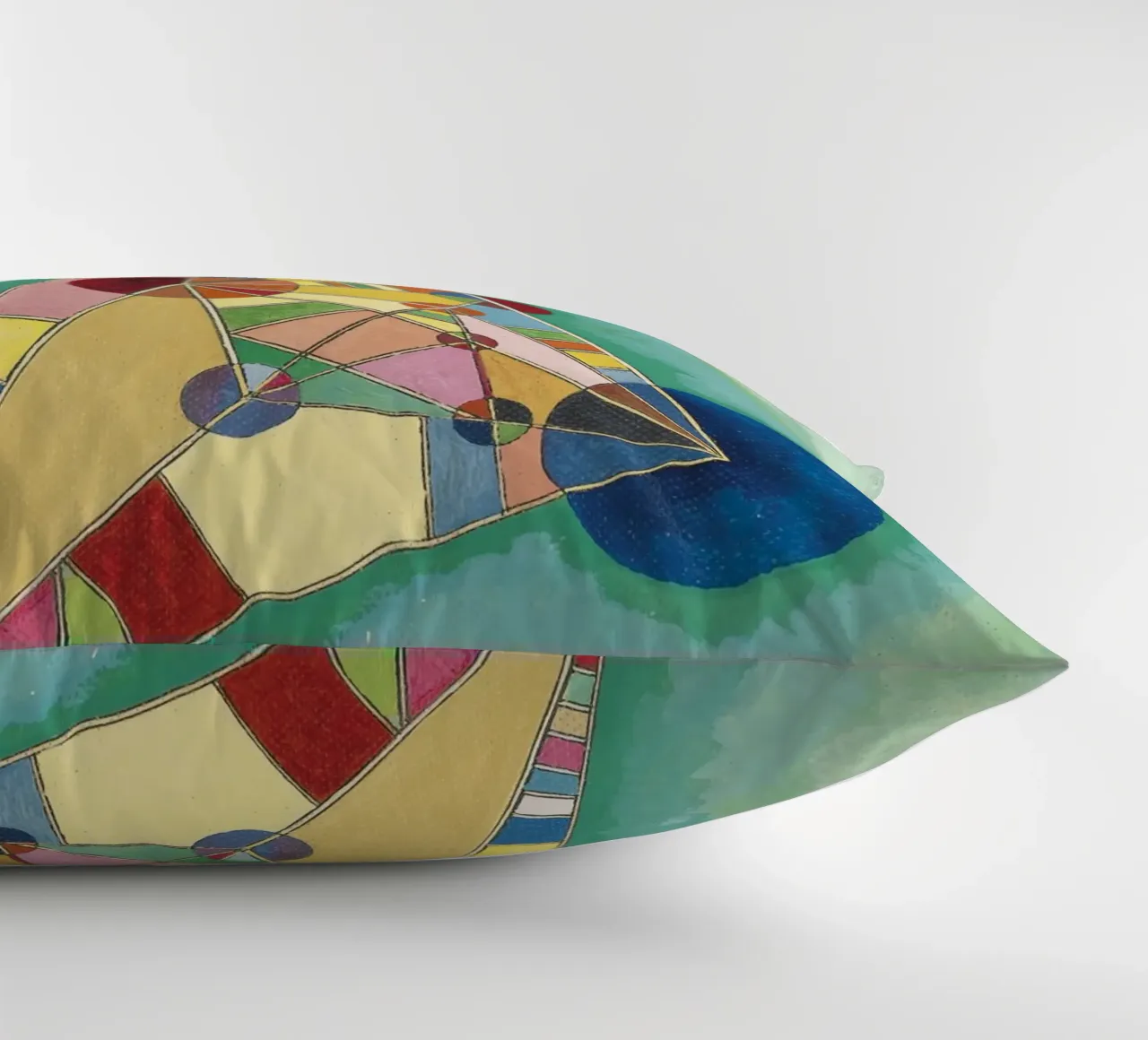 Kandinsky - Variegatura nel triangolo cuscino da ARTOTHEK