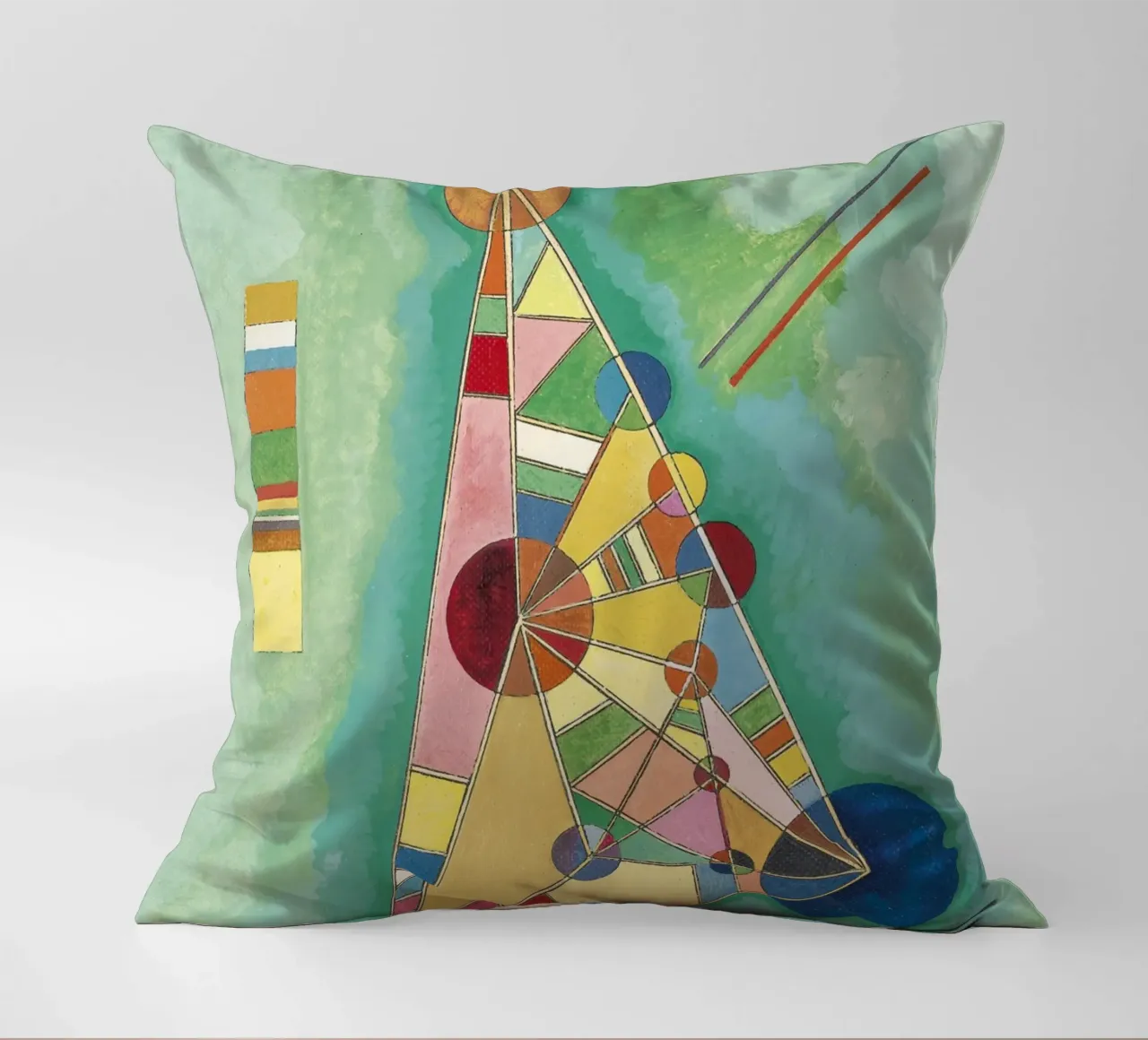 Kandinsky - Variegatura nel triangolo cuscino da ARTOTHEK