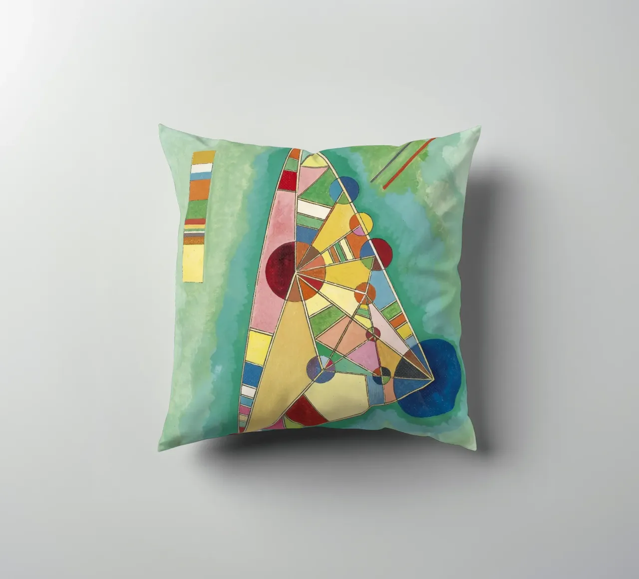 Kandinsky - Variegatura nel triangolo cuscino da ARTOTHEK