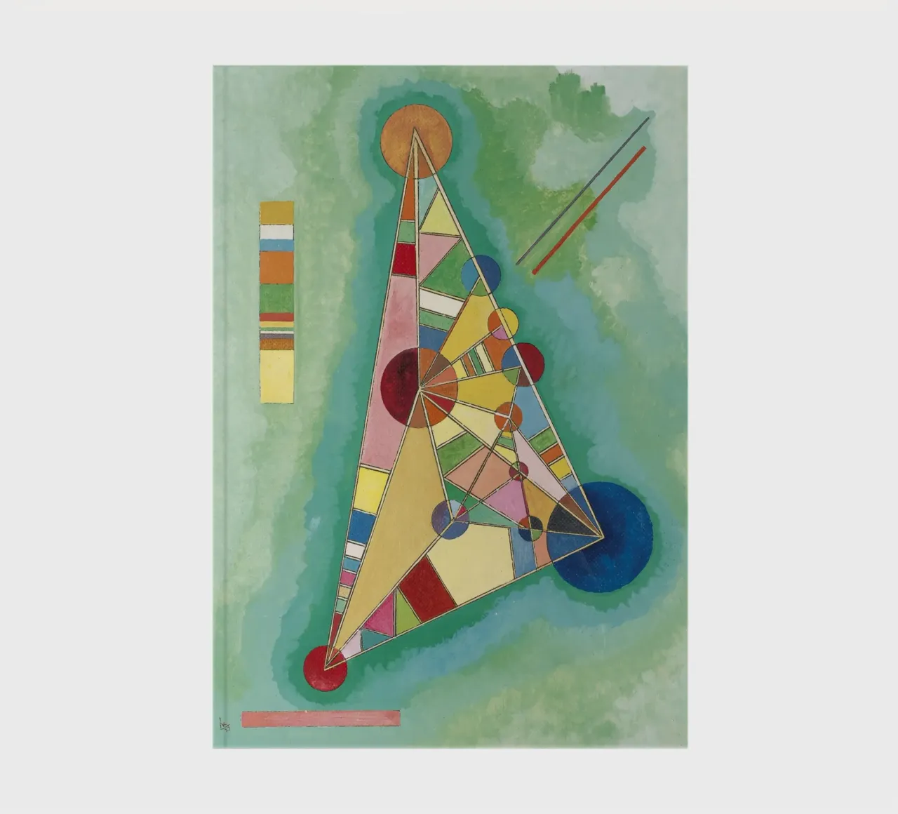 Kandinsky - Variegation in the triangle notebook by ARTOTHEK