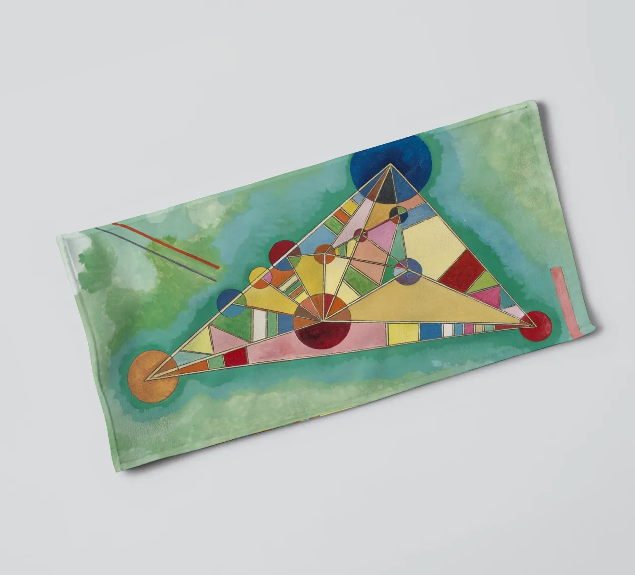 Kandinsky - Variations dans le triangle serviette de bain de ARTOTHEK