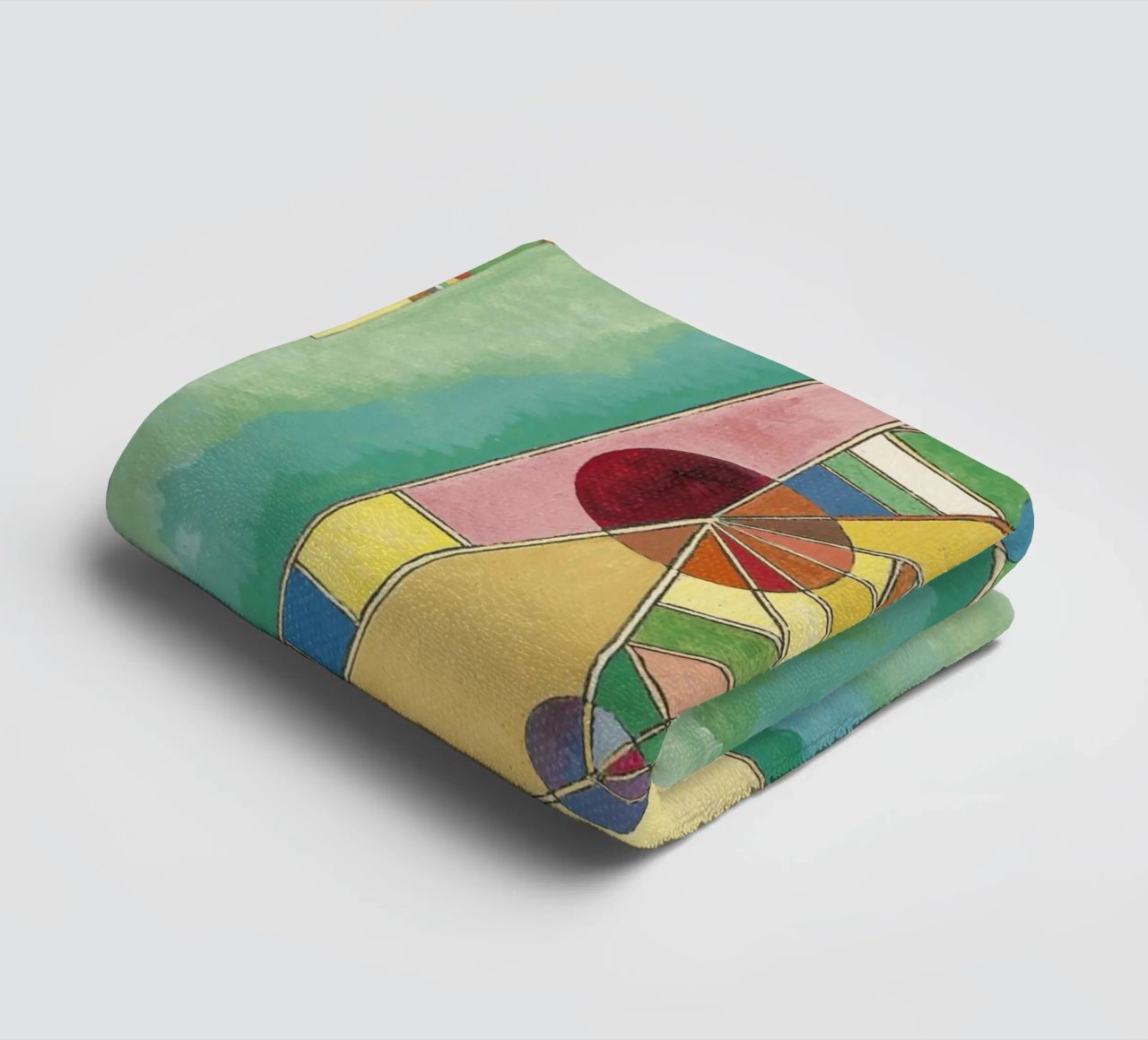 Kandinsky - Variegatura nel triangolo asciugamano da bagno da ARTOTHEK