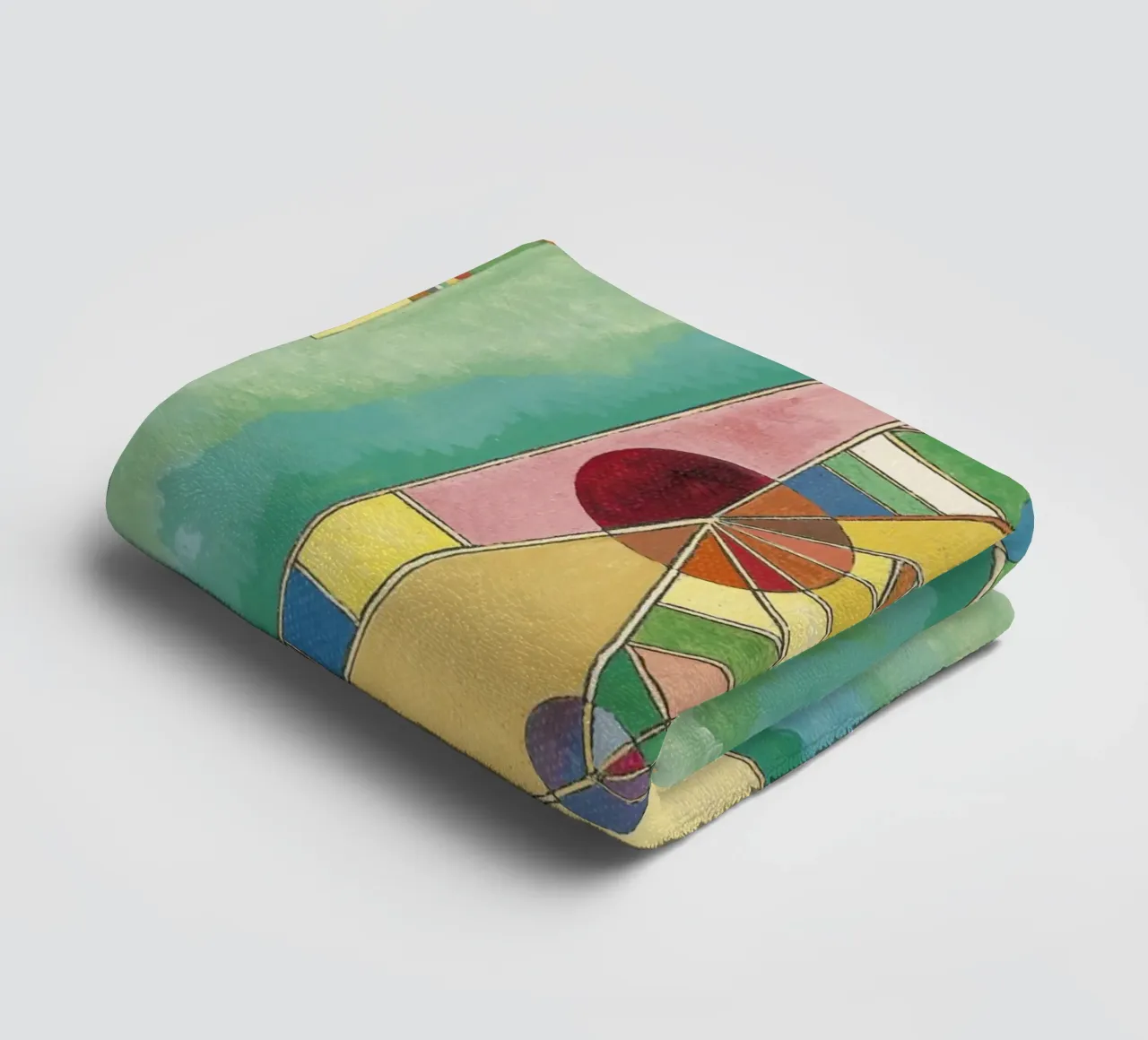 Kandinsky - Variations dans le triangle serviette de bain de ARTOTHEK