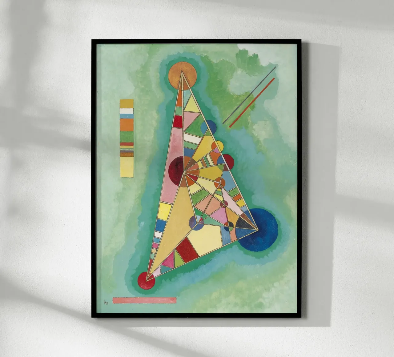 Kandinsky - Variegation in the triangle hahnemühle by ARTOTHEK