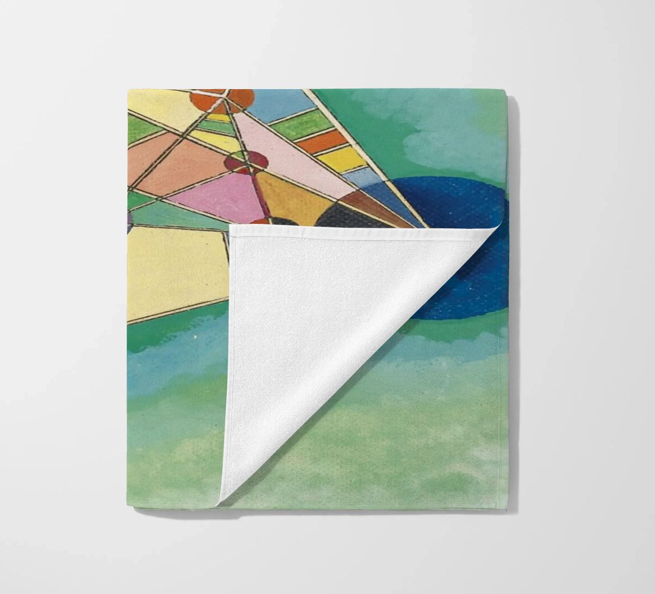 Kandinsky - Variegatura nel triangolo telo mare da ARTOTHEK