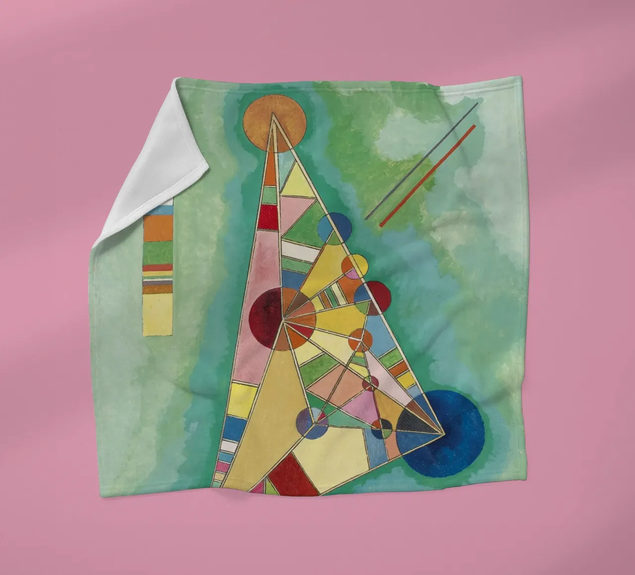 Kandinsky - Variegatura nel triangolo coperta in pile da ARTOTHEK