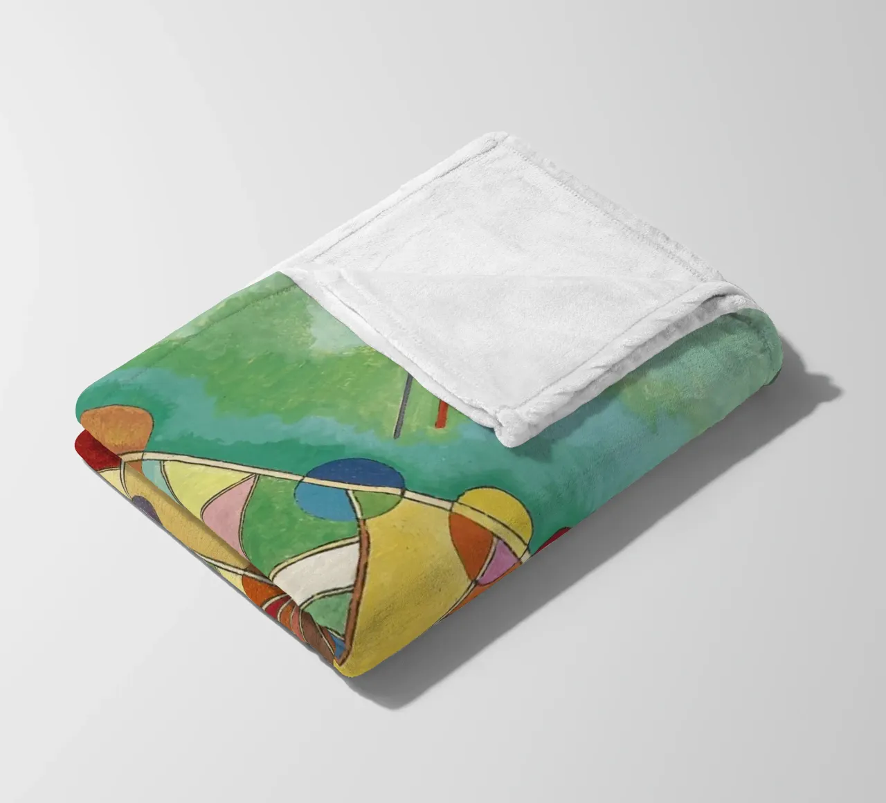 Kandinsky - Variegatura nel triangolo coperta in pile da ARTOTHEK