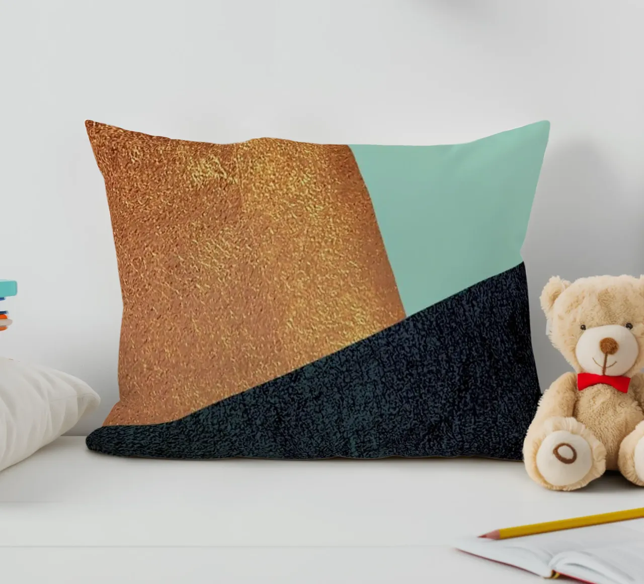 Kupfer Aqua cuscino da XOXO Arte