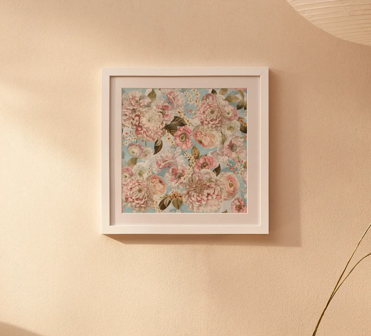 Giardino fiorito primaverile di peonie vintage poster da Flower Garden - Uta Naumann