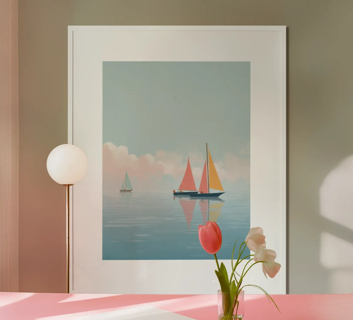 Sailboats poster da Gabriella Nucci