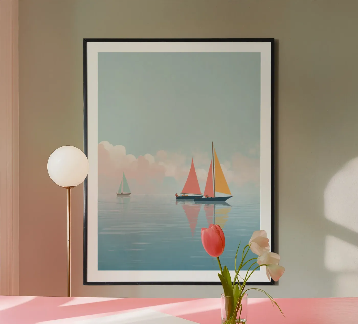 Sailboats poster da Gabriella Nucci