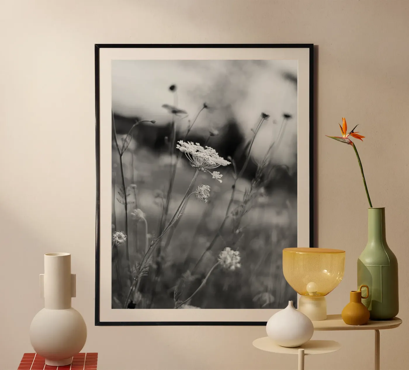 Wildflower BW poster da Vale Studio
