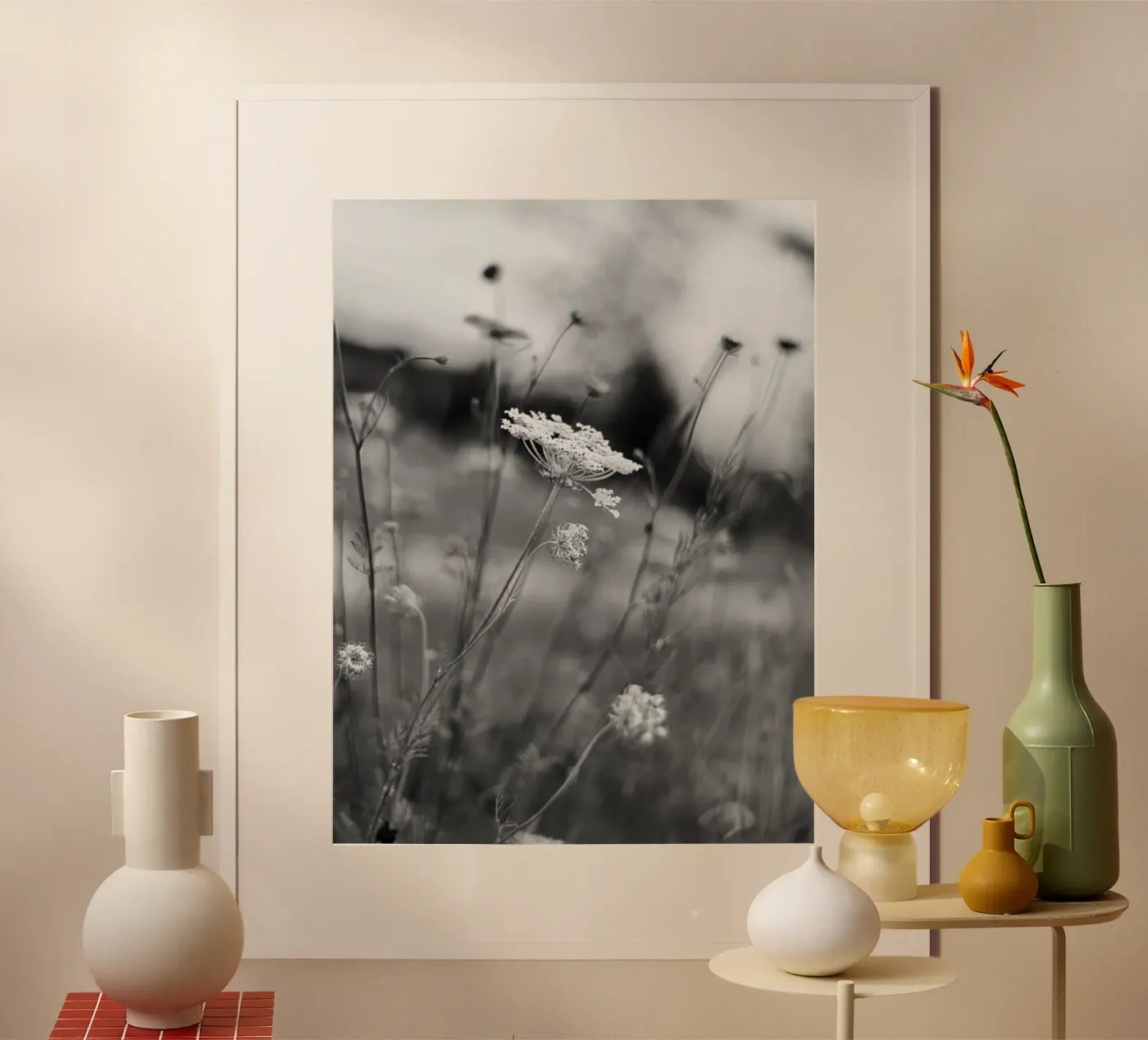 Wildflower BW poster da Vale Studio