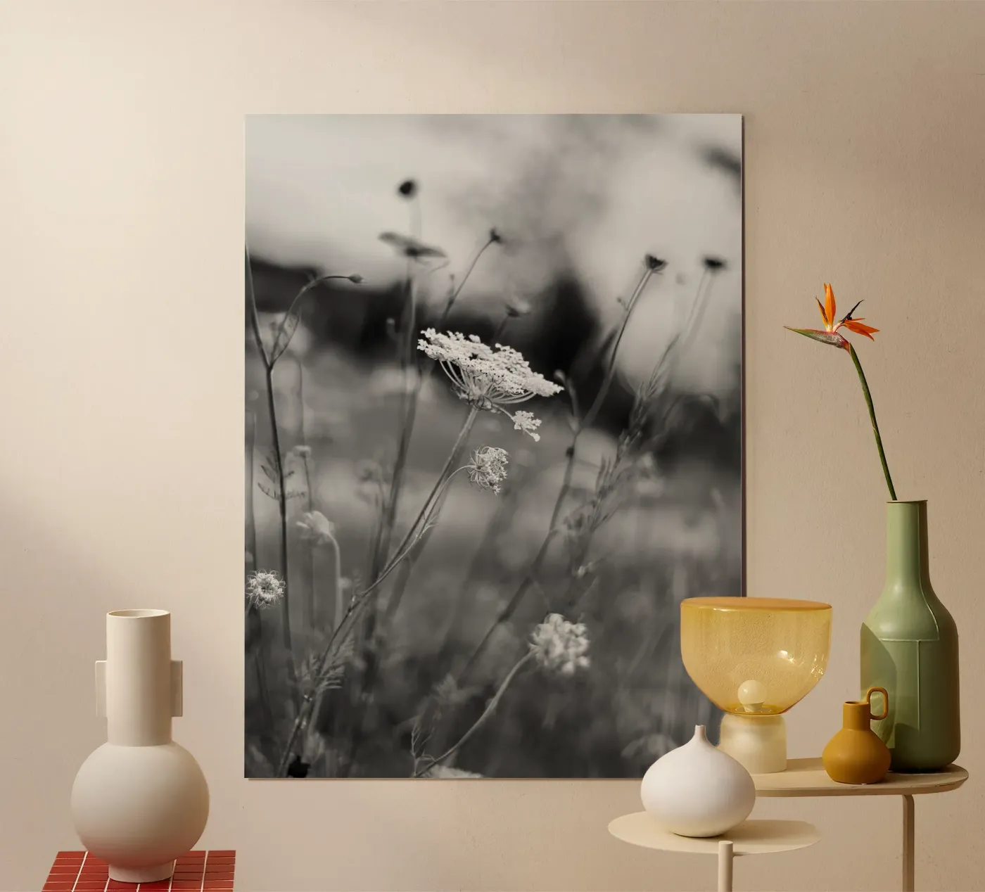 Wildflower BW poster da Vale Studio