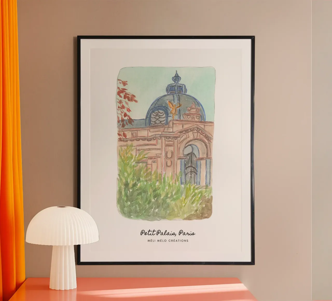 Petit Palais, Paris Poster mit Kunststoffrahmen von melimelocreations